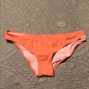 NWT Pink VS sz Lg peach bikini swim bottoms